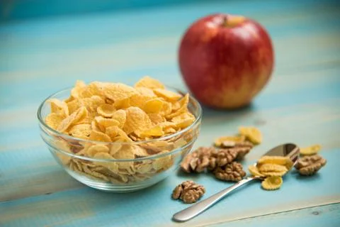 Tasty Corn Flakes Foto stock