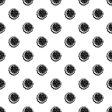 Tasty cream pattern seamless Stock Illustration