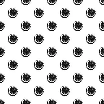 Tasty cream pattern seamless vector Illustrazione stock