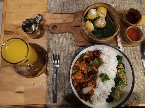 Tasty dinner Stock Photos