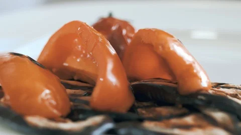 Tasty dish Stock Footage 129077145
