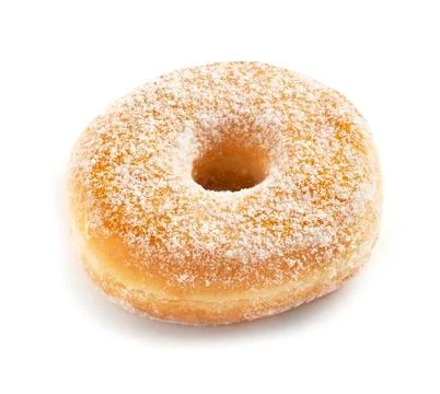 Tasty donut on a white background Stock Photos