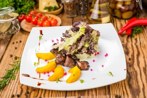 Tasty food on the table Stock Photos