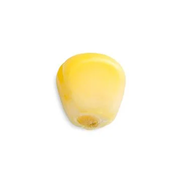 Tasty fresh corn kernel isolated on white, top view Stock Photos