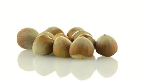 Tasty hazelnuts Stock Footage