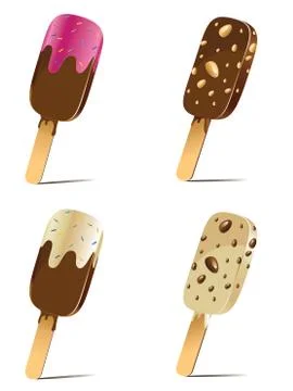 Tasty Ice Cream Stock Illustration