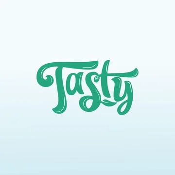 Tasty logo design idea and inspiration Stock Illustration