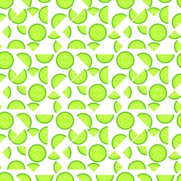 Tasty looking lime fruit endless texture Stock Illustration
