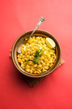 Tasty Masala Corn Snack from India Foto stock