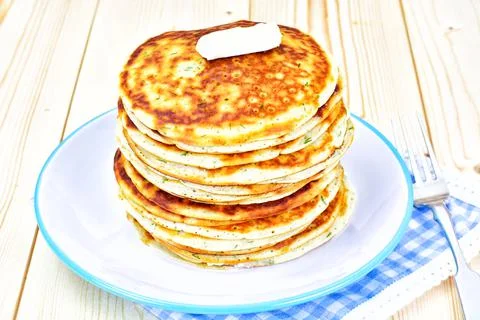 Tasty Pancakes Stack Stock Photos