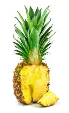 Tasty pineapple Stock Photos