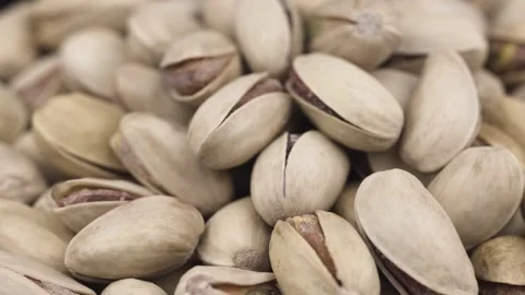 Tasty pistachios as background, close up. Stock Footage 308927271