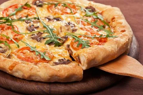 Tasty pizza Stock-Fotos
