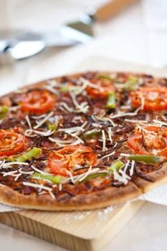 Tasty pizza Stock Photos
