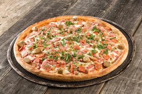 Tasty pizza Stock Photos