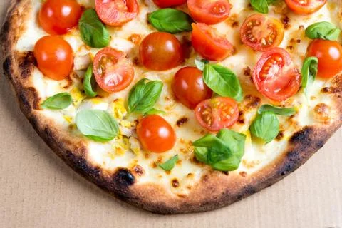 Tasty pizza on a the table Stock-Fotos