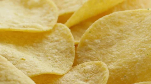 Tasty potato chips. Stock Footage 53766214