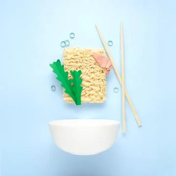 Tasty ramen. Stock Photos