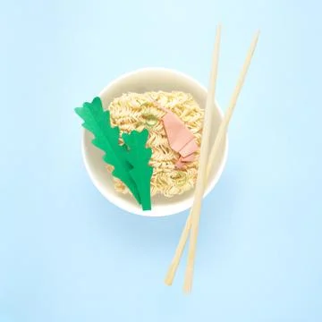 Tasty ramen. Stock Photos