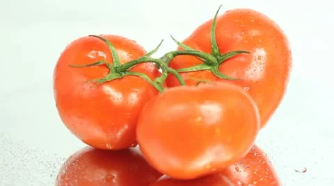 Tasty red tomatoes Stock Footage 8992022