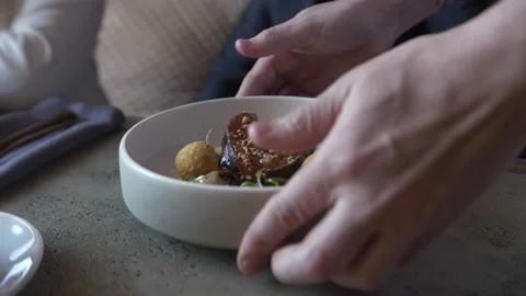 Tasty Roasted Duck Stock Footage 168516154