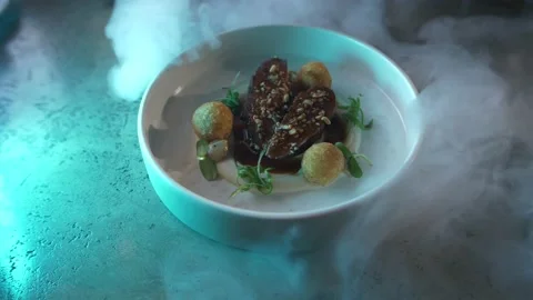 Tasty Roasted Duck  Stock Footage 168516198