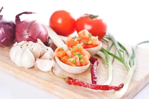 Tasty salsa Stock Photos