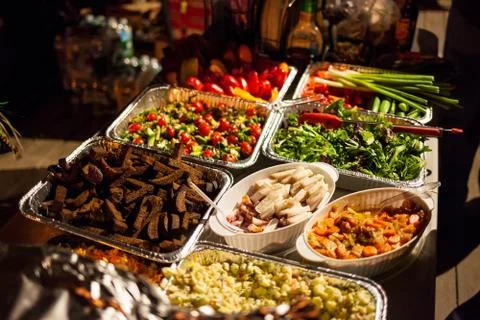 Tasty snacks Stock Photos