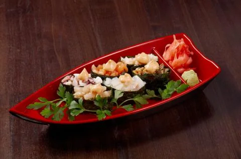 Tasty sushi Foto stock