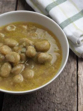 Tasty thick beans Stock Photos