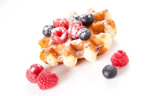 Tasty Waffles Stock Photos