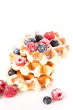 Tasty Waffles Stock Photos