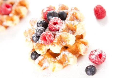 Tasty Waffles Stock Photos