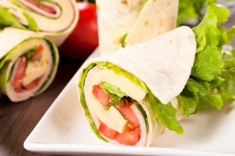 Tasty wrap Stock Photos