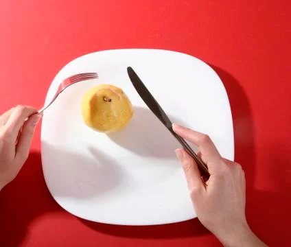 Tasty yellow pear Stock Photos