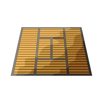 Tatami mat illustration Stock Illustration