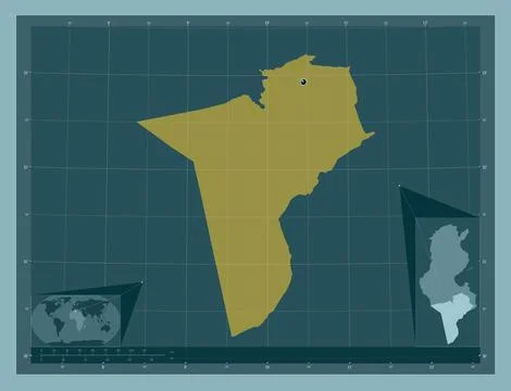 Tataouine, Tunisia. Solid color shape イラスト素材