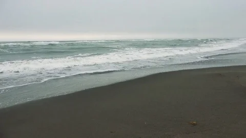 Tatar Strait between the mainland and Sakhalin Island Stock Footage 75395141