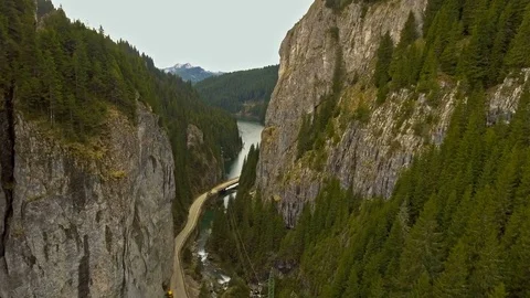 Tatarului gorges, Bucegi mountains Stock Footage 75945134