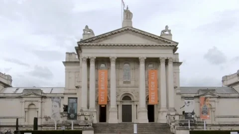 Tate Britain Art Museum Video stock 137874567