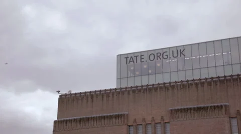 Tate Modern with clouds Stock Footage 37267190