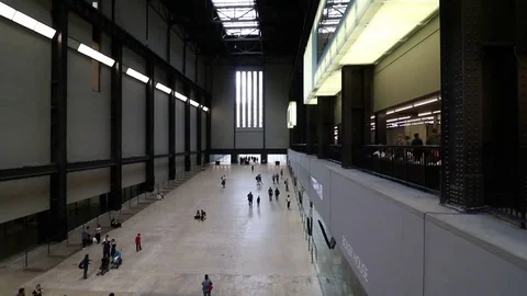Tate modern London Video stock 84425367