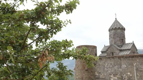 The Tatev monastery complex in all its splendor 6 스톡 동영상 333508729