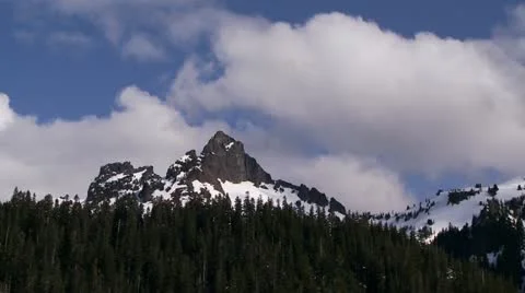 Tatoosh Range, Mt Rainier National Park Stock Footage