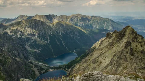 Tatra mountain timelapse Stock Footage 36539543