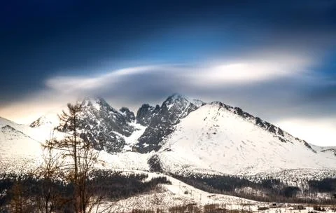 Tatra Mountains landscape Stock Photos