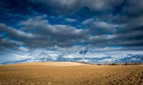 Tatra Mountains landscape Stock Photos