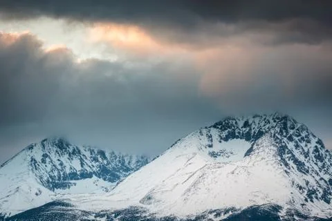 Tatra Mountains landscape Stock Photos