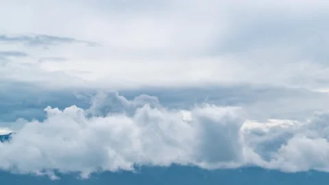 Tatra Mountains Summer Rain Clouds Time-Lapse in HD Stock Footage 308190034