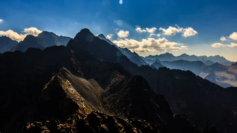 Tatra Mountains Timelapse Stock Footage 93782914